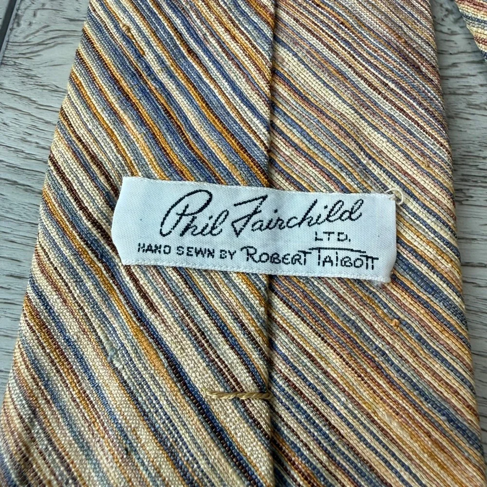 Robert Talbott Tie Hand Sewn 1960's Phil Fairchild | multicolor | 54